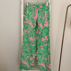 Lilly Pulitzer Palm Tree Beach Pants / NWOT